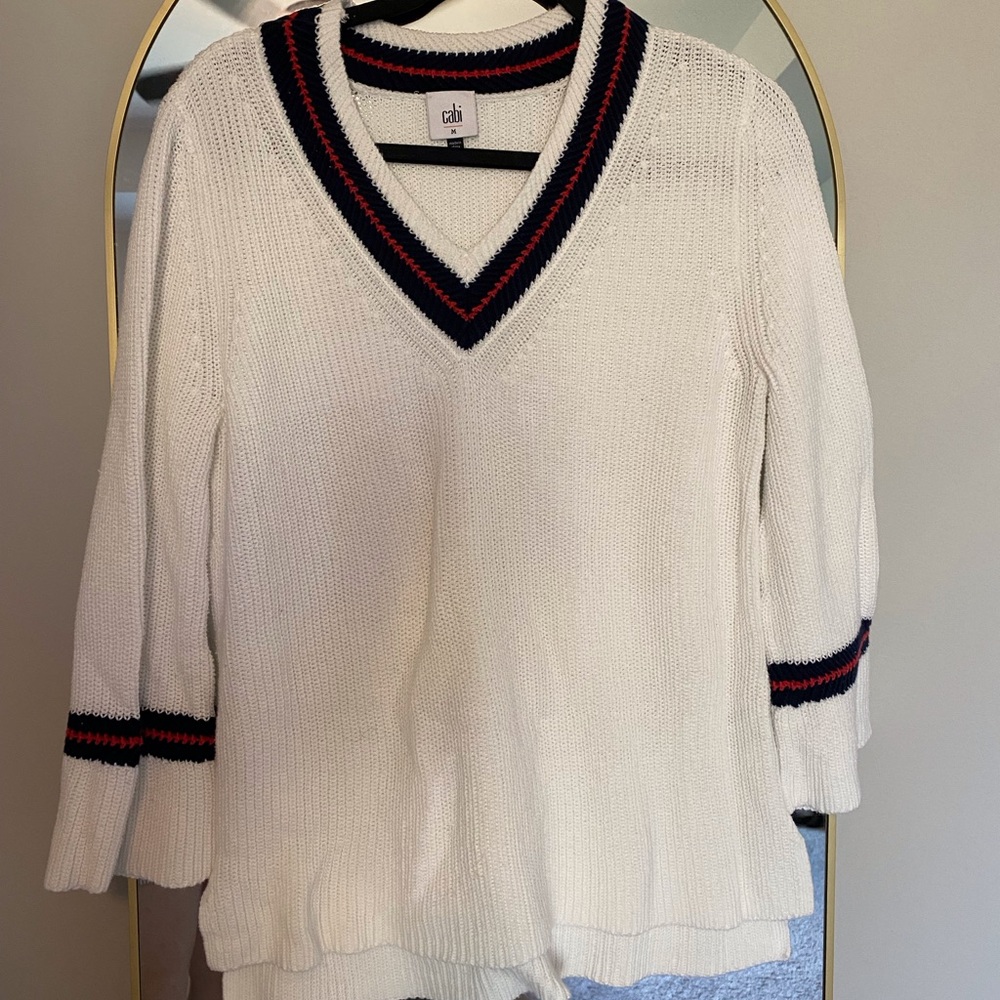CAbi Ace Pullover sweater size M